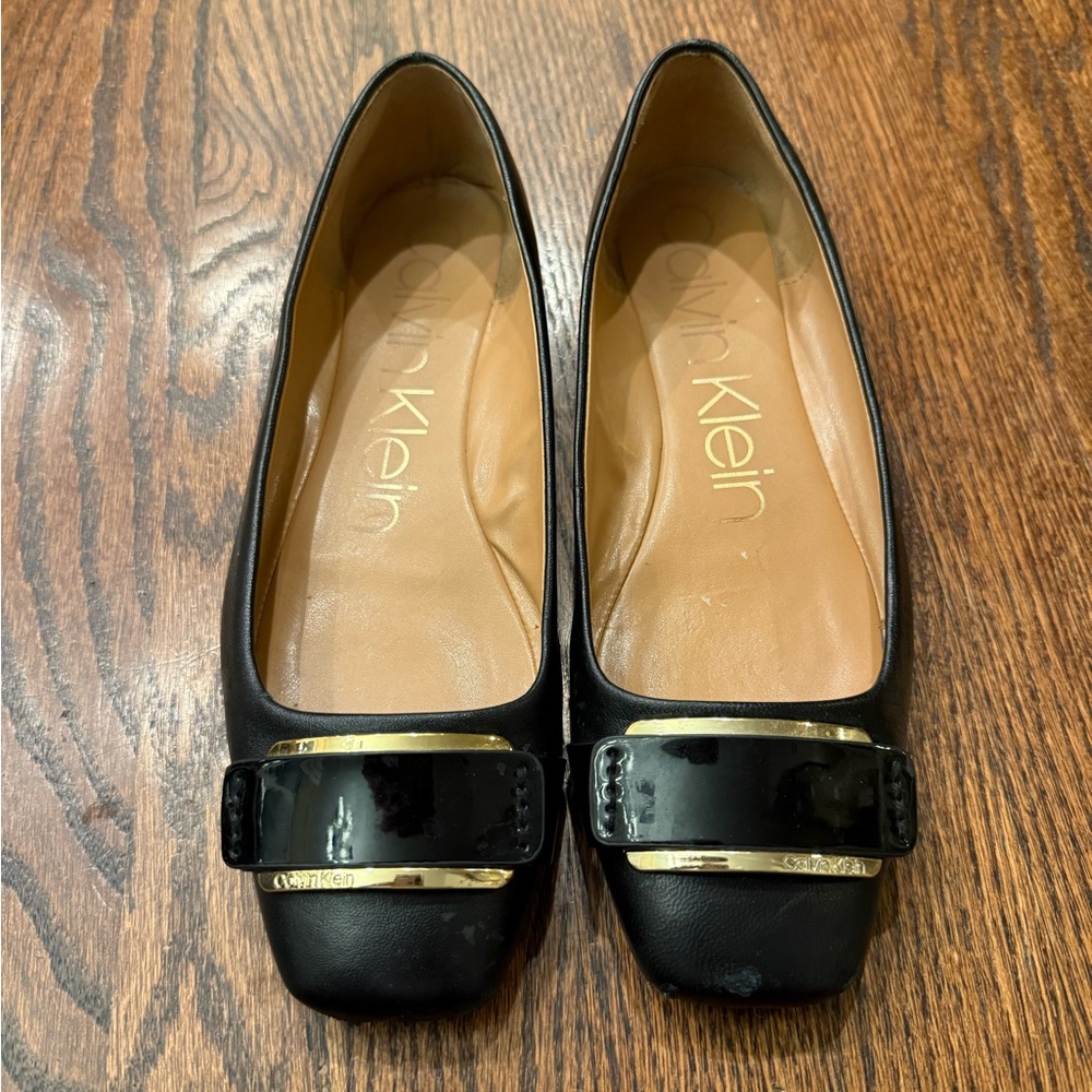 Calvin Klein Women's Black Flats